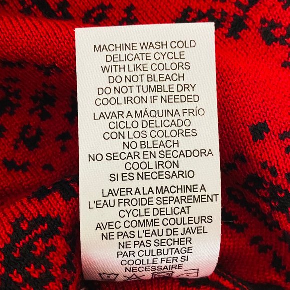 NINA LEONARD Red Dress Round Neck 1/2 sleeve Large - Picture 12 of 12